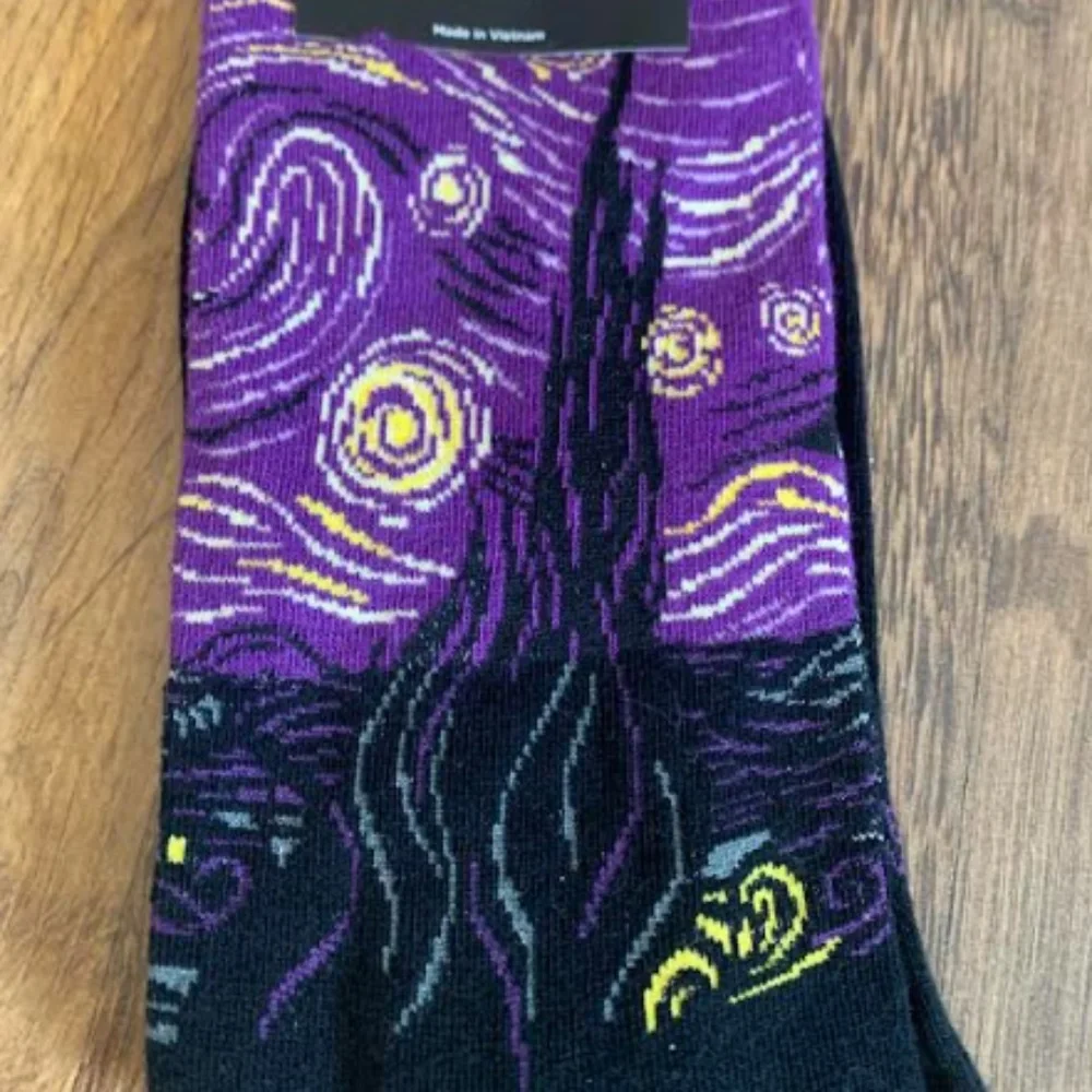 🆕 Purple Starry Night Socks